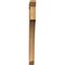 Ekena Millwork Westlake Slat Rough Sawn Bracket, Western Red Cedar, 4"W x 36"D x 48"H BKT04X36X48WTL06RWR - alternate 2